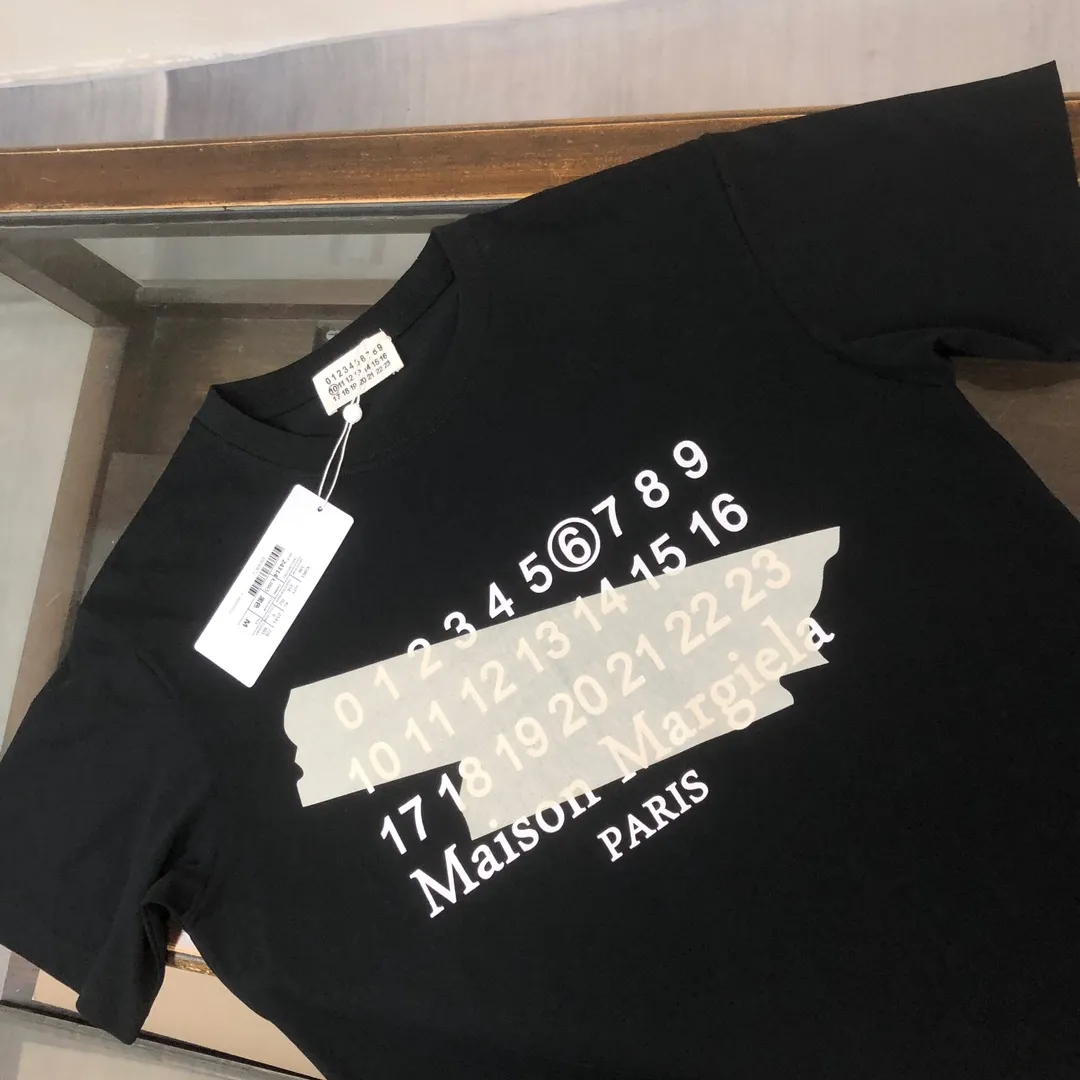 💰P85💥 Margiela Series ， Same Style T ， logo， ！ ， ！ Classic ， ！ 100% ， 260g ， ， ， Breathable， ， ！ ：Black White Size：M-3XL